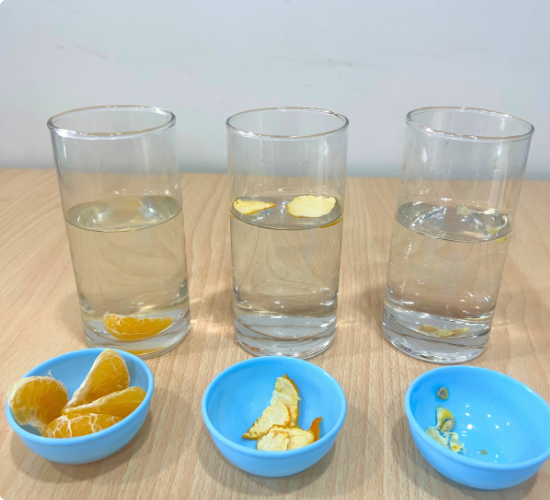 Exploring the Density of Orange Parts