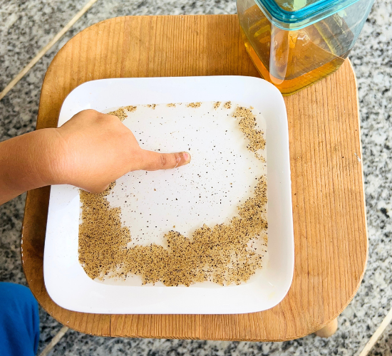 Pepper and Soap Science Activity