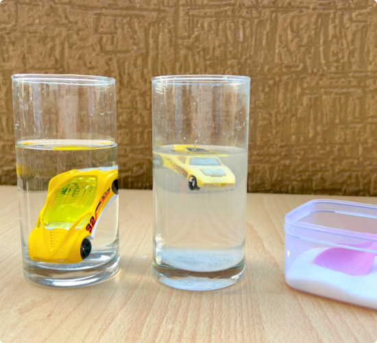 Salt Water Density Experiment