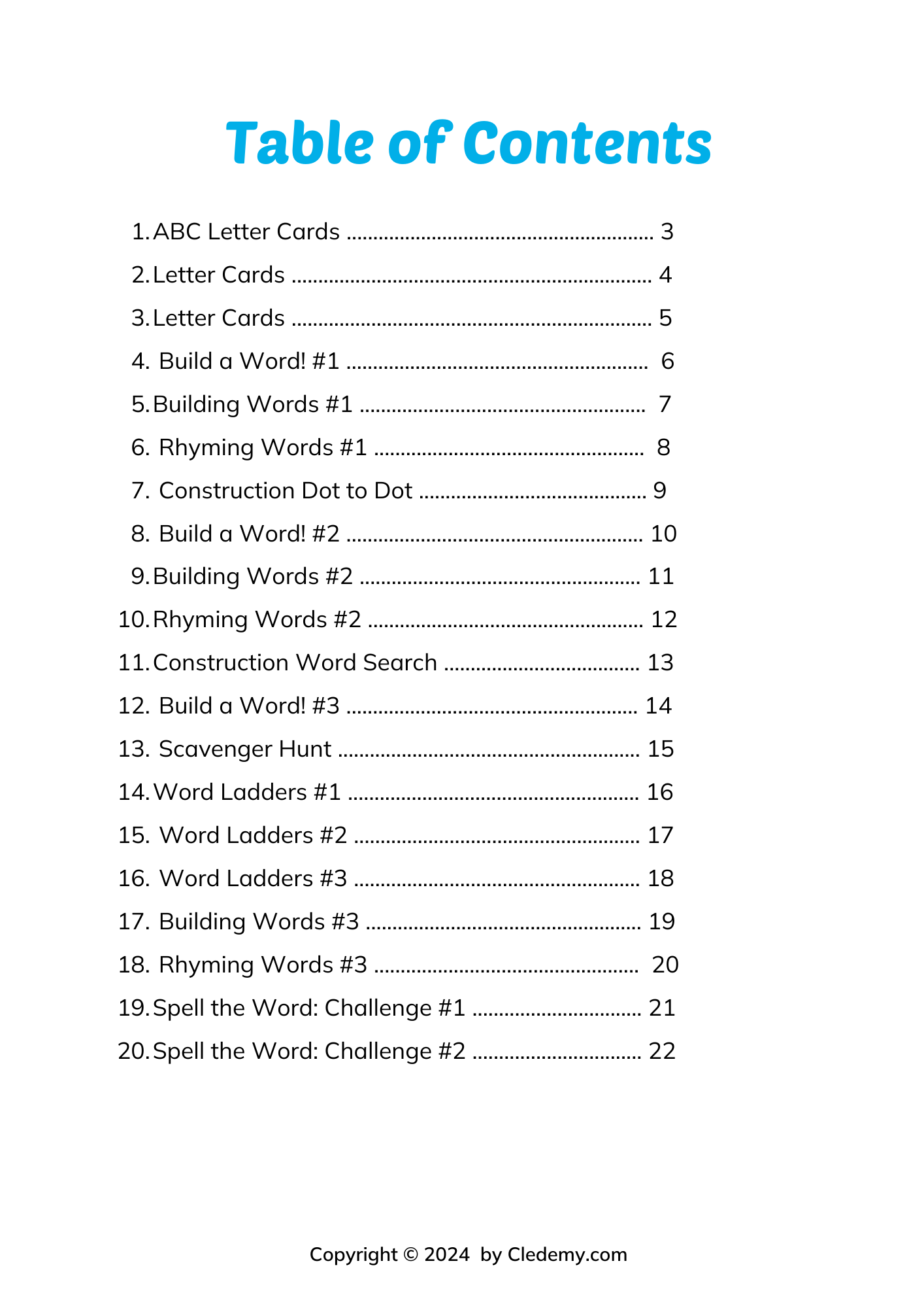 worksheet