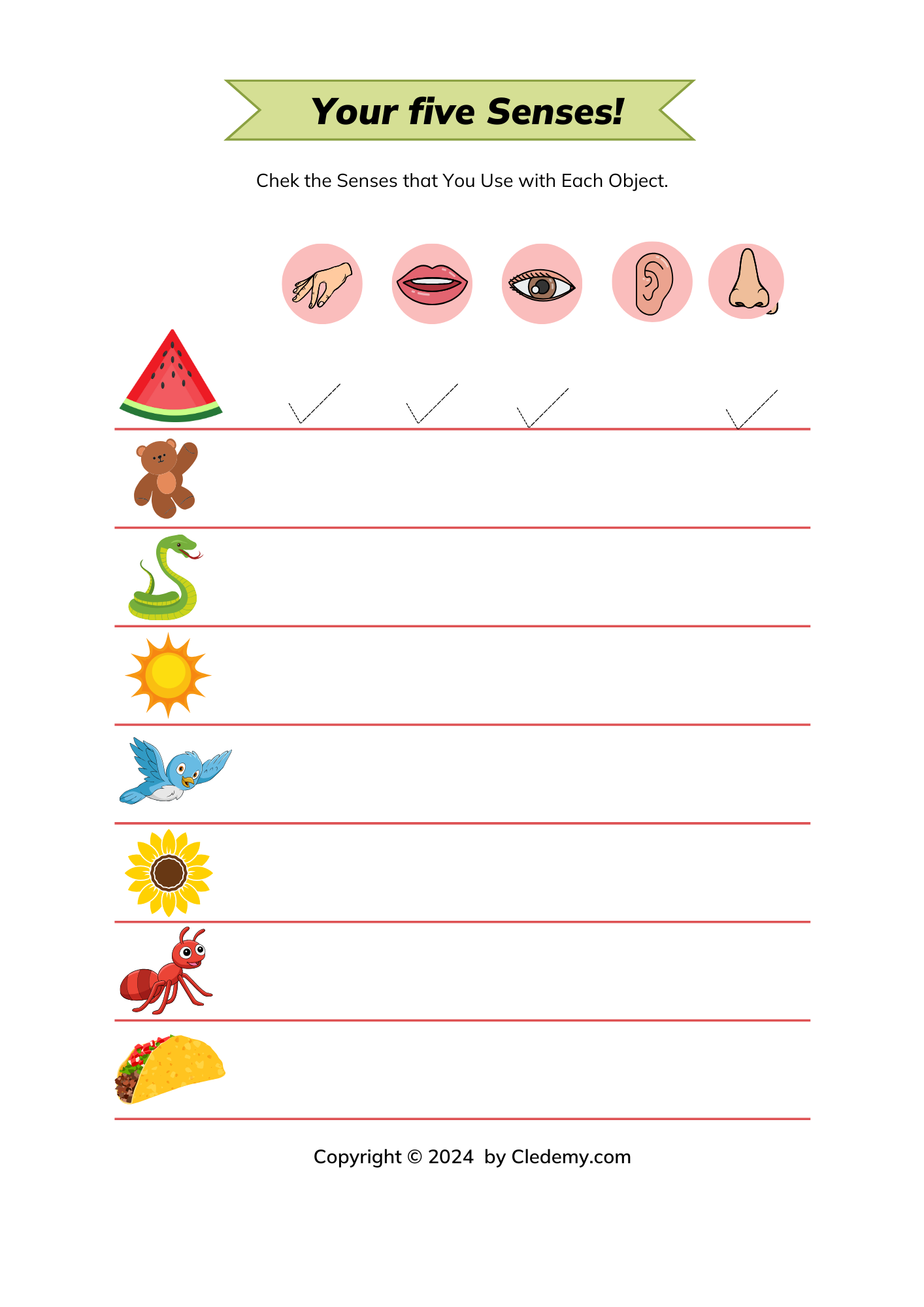 worksheet