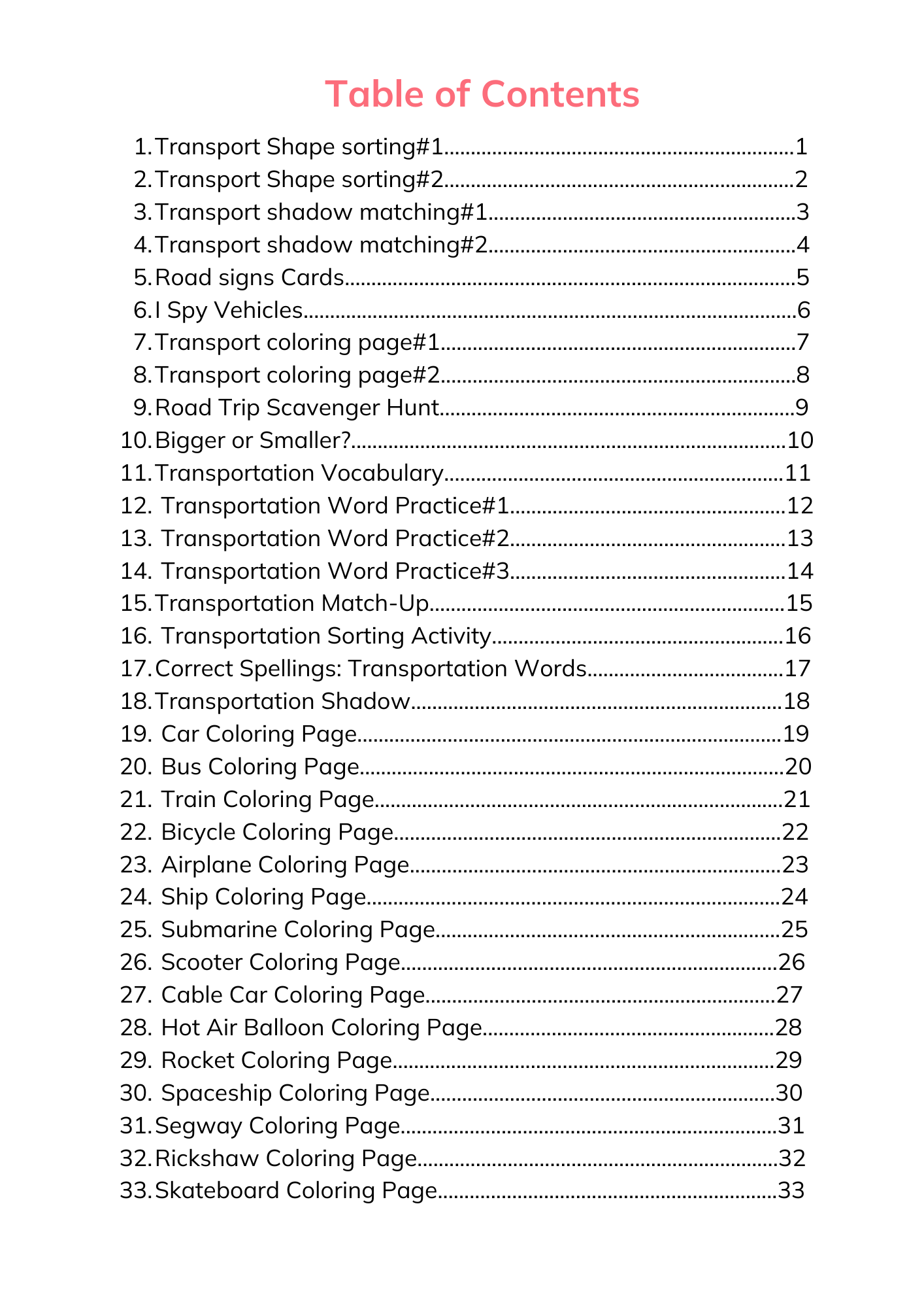 worksheet