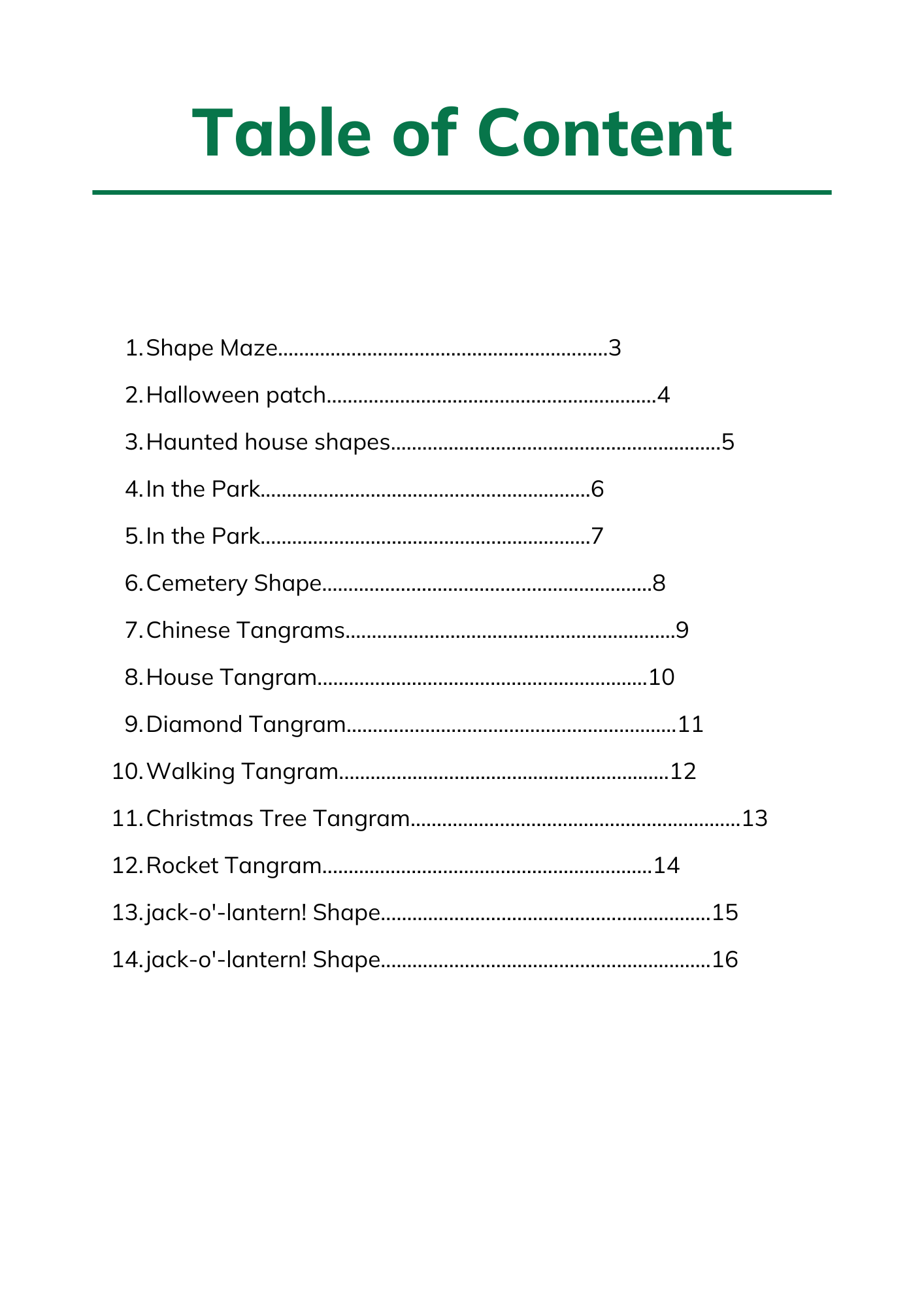 worksheet