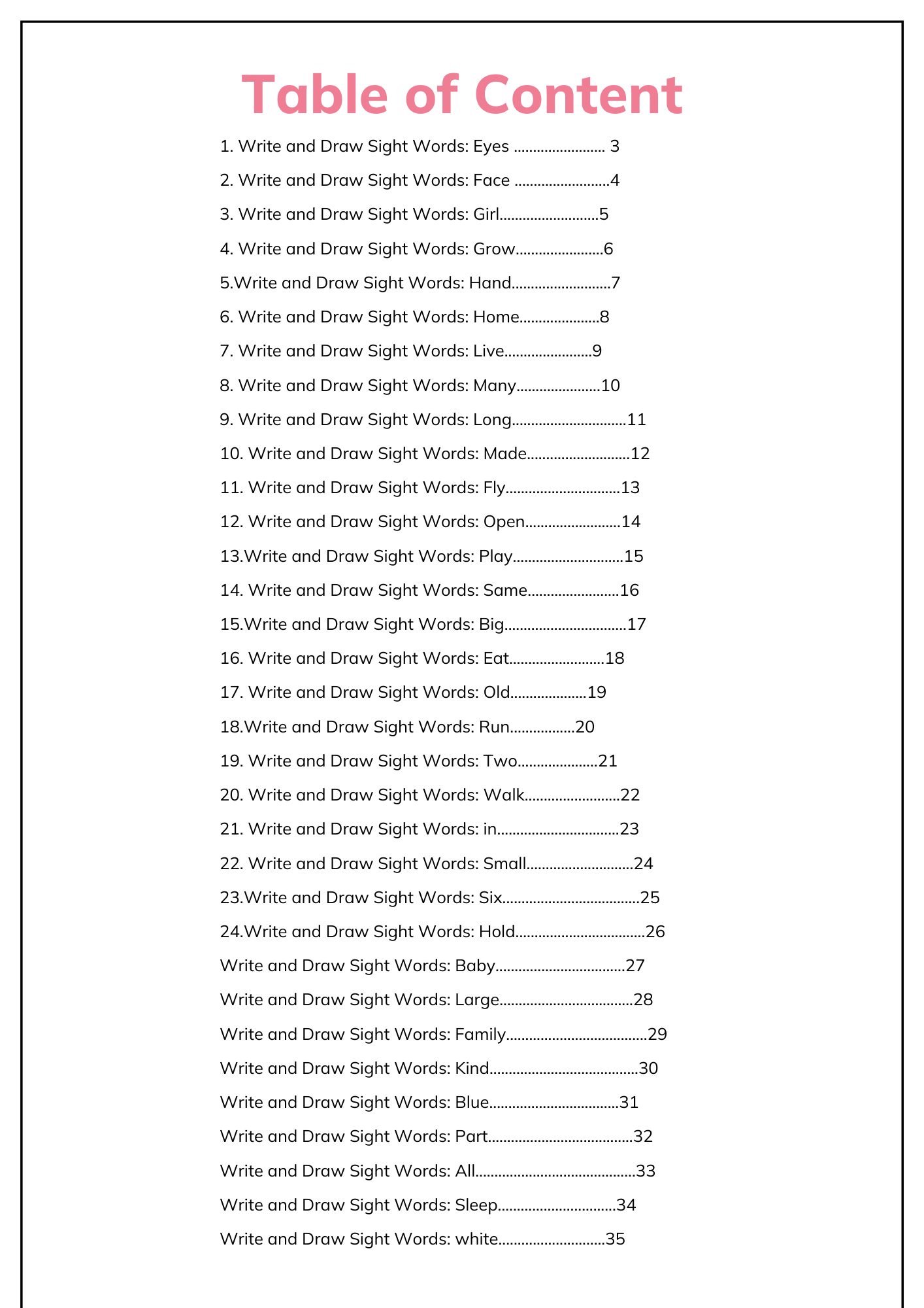 worksheet