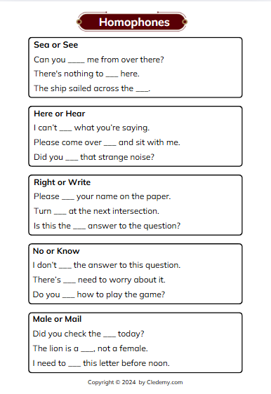 worksheet