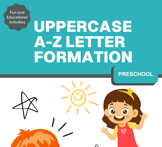 Uppercase  A-Z Letter Formation Workbook