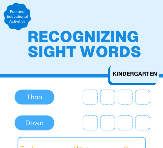 Recognizing Sight Words