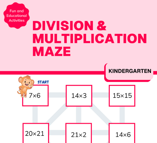 Division & Multiplication Maze