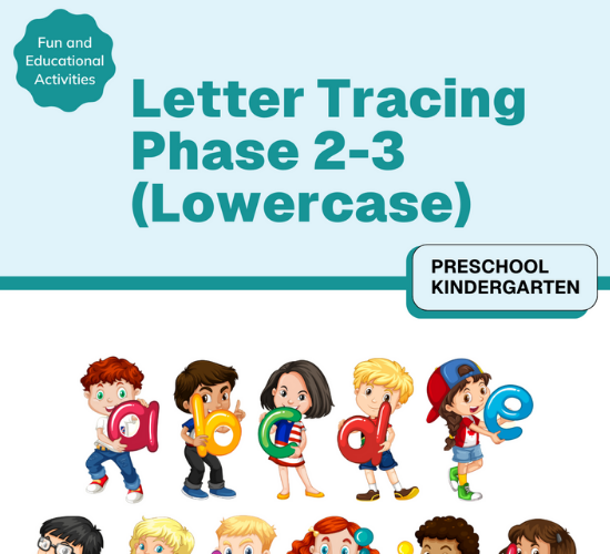 Letter Tracing Phase 2-3 (LOWERCASE)