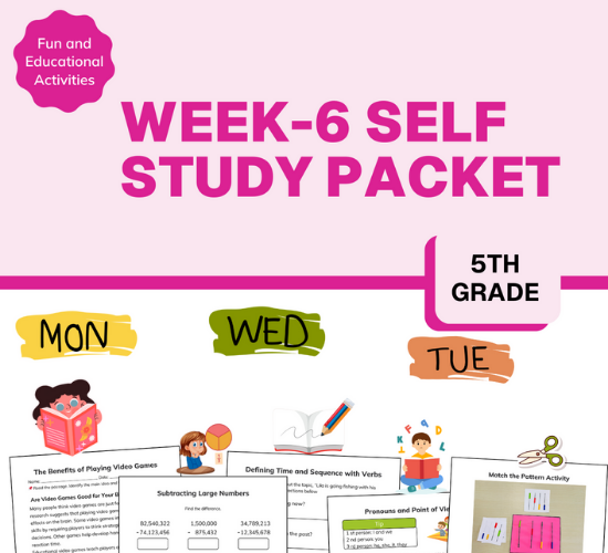 Grade First My Study Packet Week 6