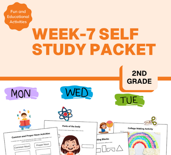Grade Second My Study Packet Week 7