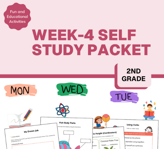 Grade Second My Study Packet Week 4