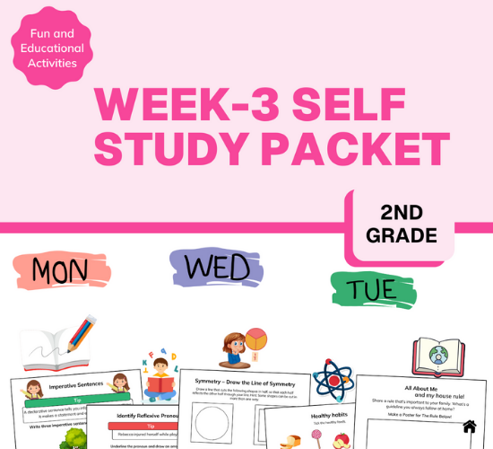 Grade Second My Study Packet Week 3
