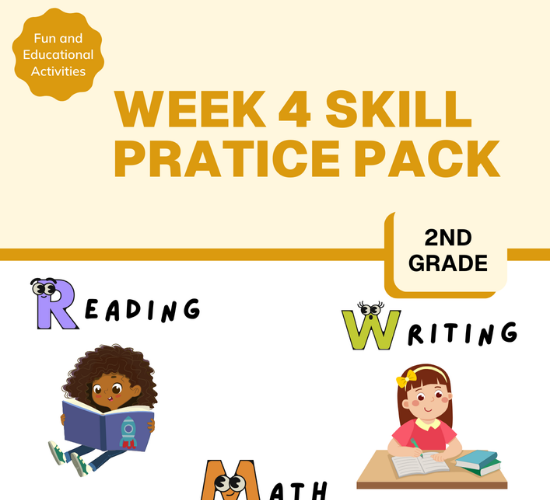 Grade Second Skills Practice Pack Week 4
