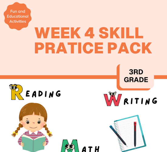 Grade Third Skills Practice Pack Week 4