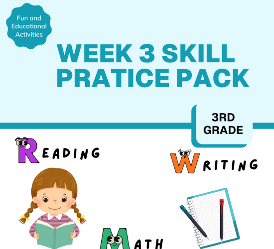 Grade Third Skills Practice Pack Week 3