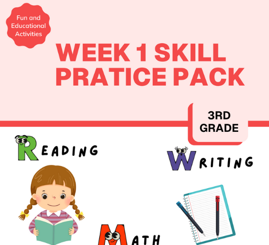 Grade Third Skills Practice Pack Week 1