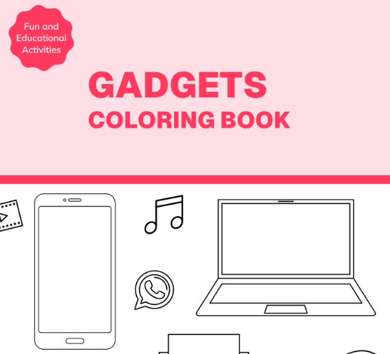 Gadgets Coloring Book