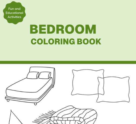 Bedroom Coloring Book