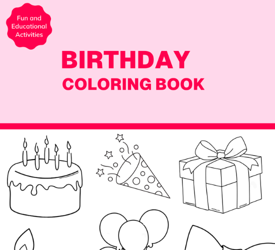 Birthday Coloring Book