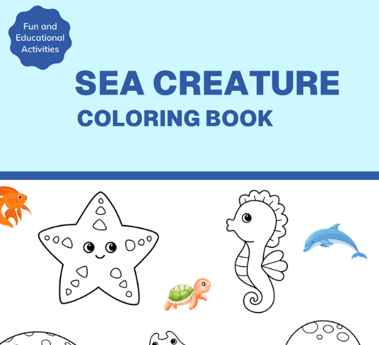 Sea Creature Coloring Book