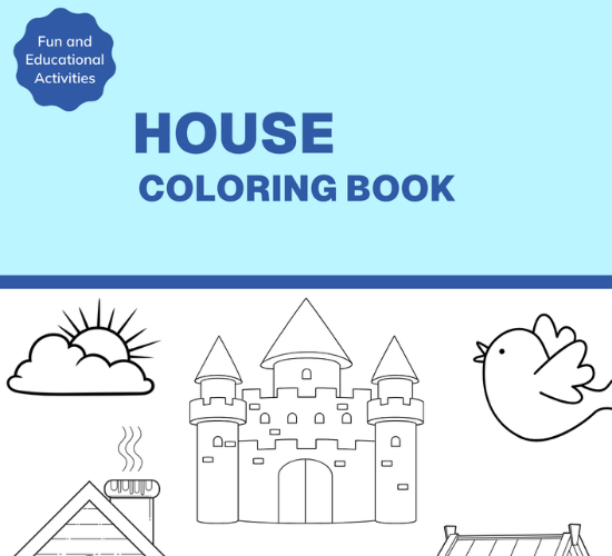 House Coloring Book