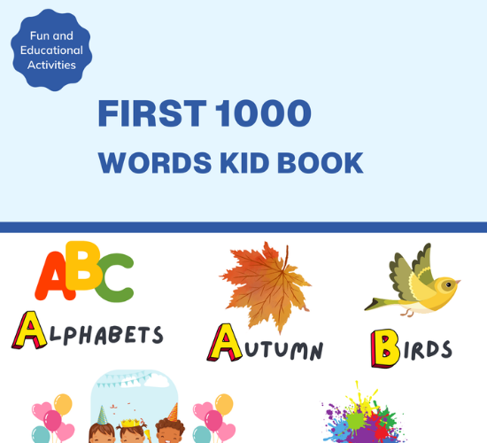 My First 1000 Words Kid Book