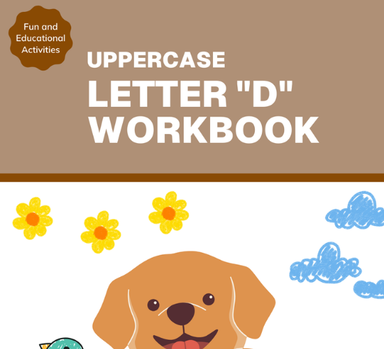 Uppercase Letter "D" Workbook