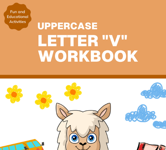 Uppercase Letter "V" Workbook