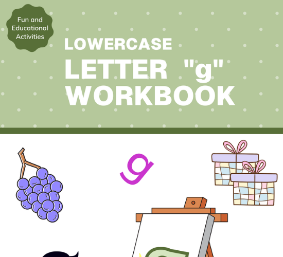 Lowercase Letter "g" Workbook