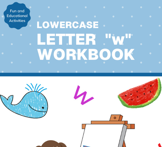 Lowercase Letter "w" Workbook