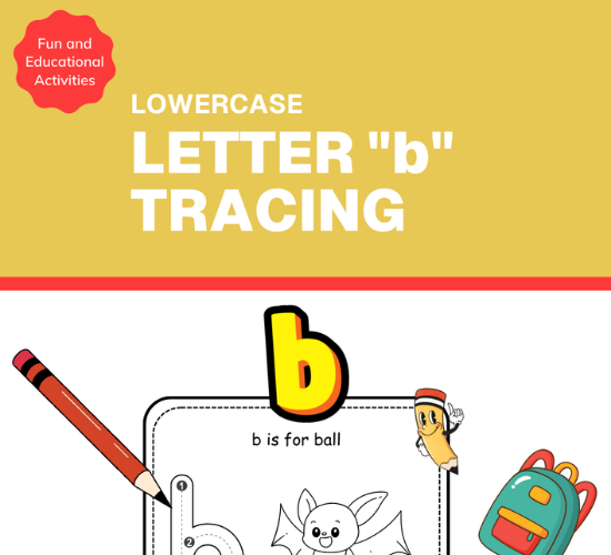 Lowercase Letter "b" Tracing
