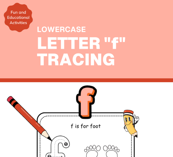 Lowercase Letter "f" Tracing