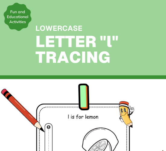 Lowercase Letter "l" Tracing