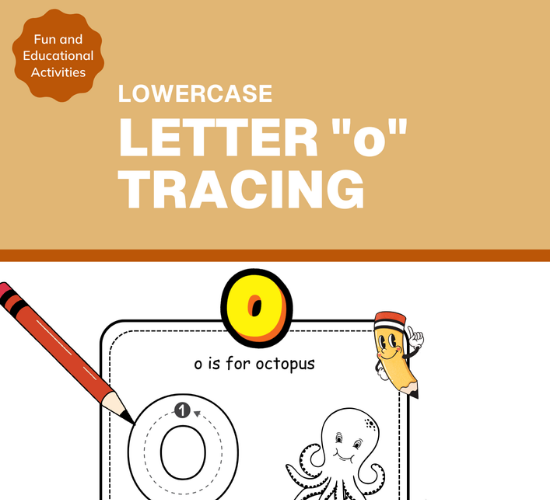 Lowercase Letter "o" Tracing