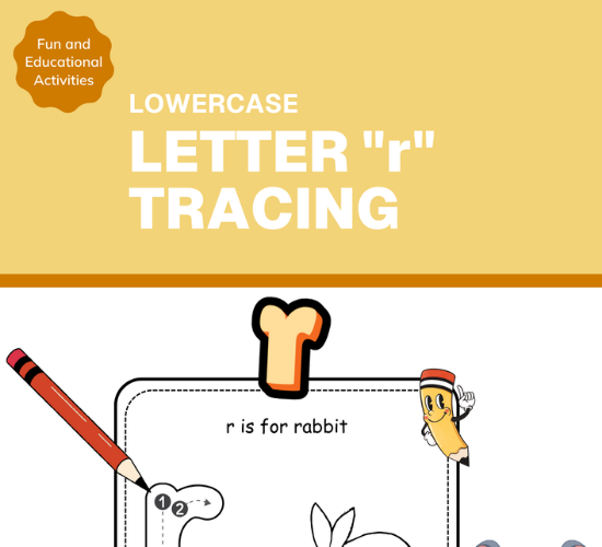 Lowercase Letter "r" Tracing