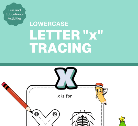 Lowercase Letter "x" Tracing