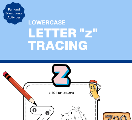 Lowercase Letter "z" Tracing