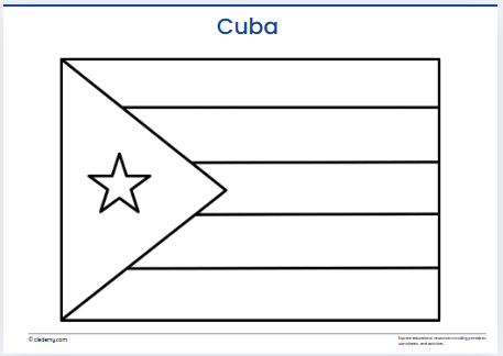 Flags of the World Colouring Sheets
