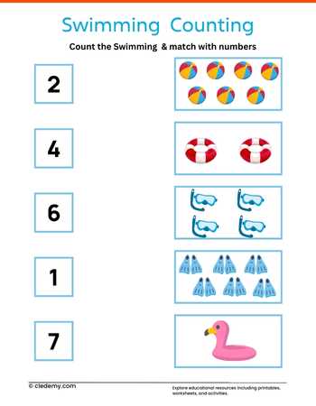 Count and Match Swimming