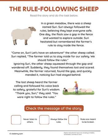 The Rule-Following Sheep
