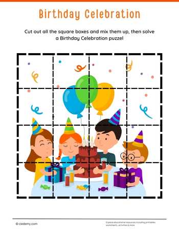 Birthday Celebration Jigsaw Puzzle