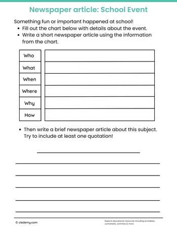 Newspaper Articles
