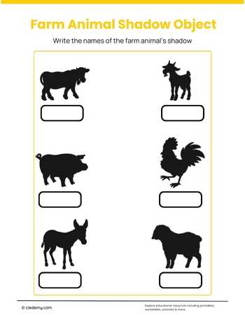 Names of the Shadow Object Farm Animal