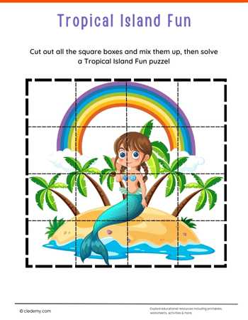 Tropical Island Fun Jigsaw Puzzle