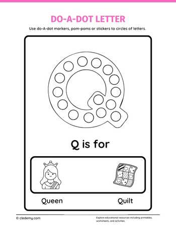 Letters Q Do a Dot