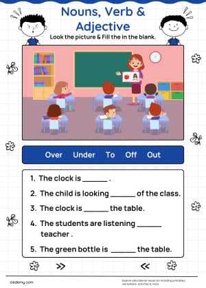 Let's Learn Nouns, Verbs and Adjectives