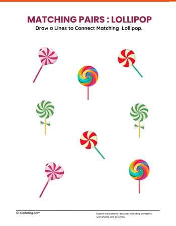 Matching Pairs Lollipops