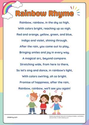 Rainbow Rhyme Time: Read and Sing!