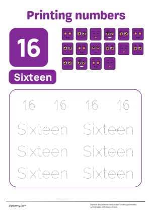 Tracing Number 16